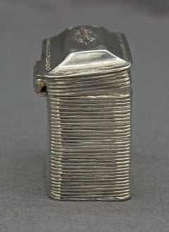 1873 Hallmarked Dutch 833 Standard Silver Scent Box