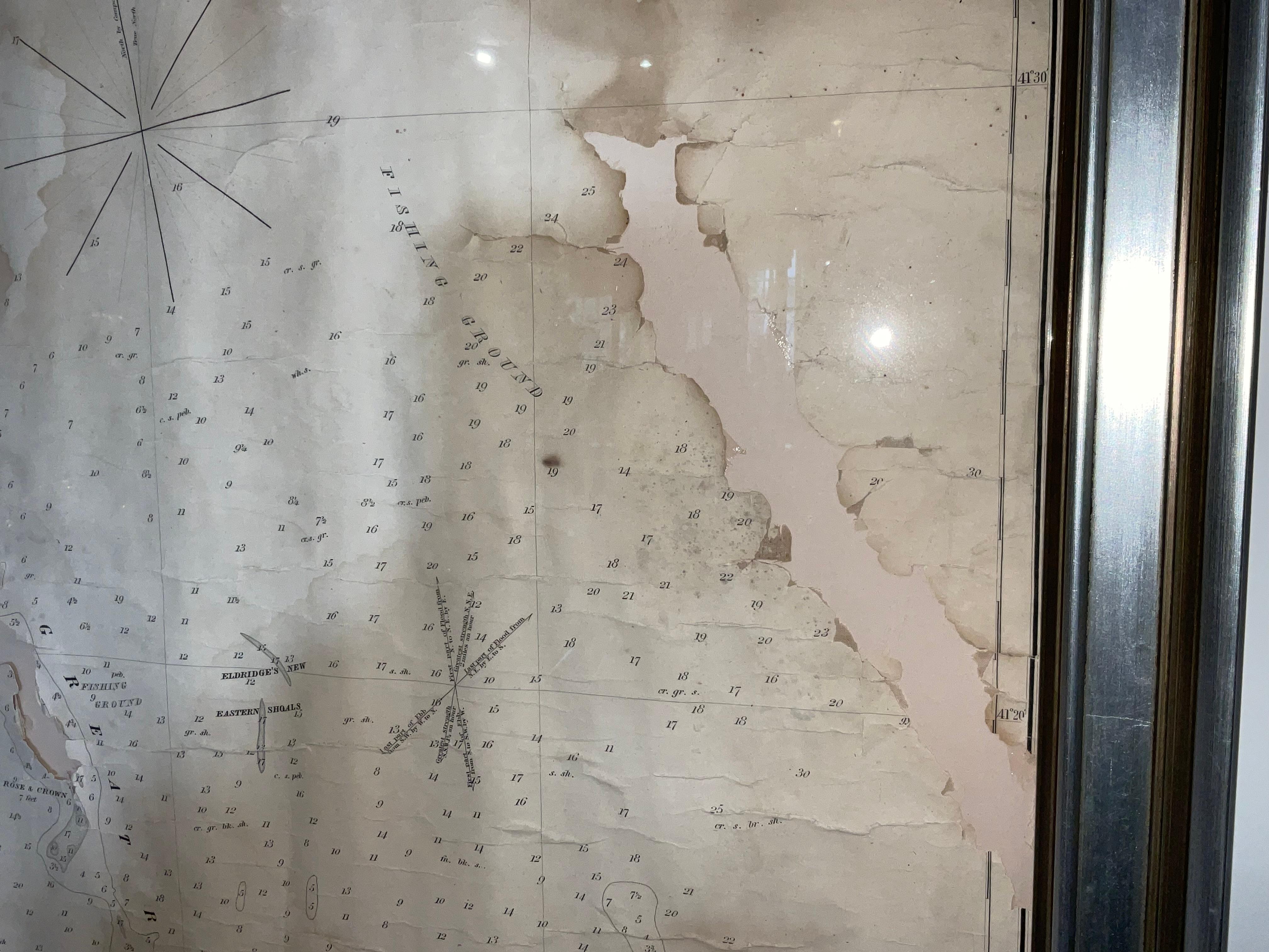 1873 Martha's Vineyard and Nantucket Chart For Sale 1