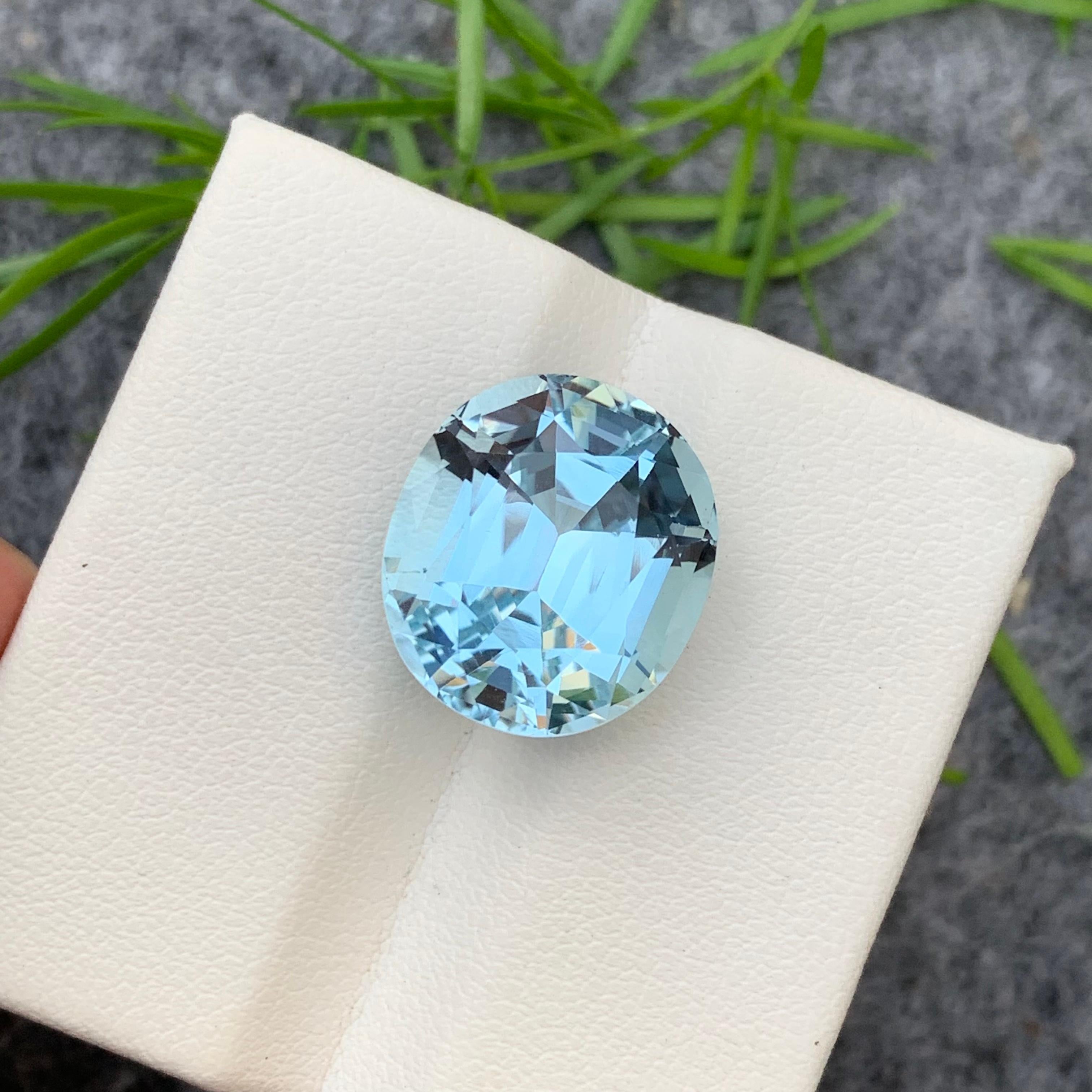 light blue precious stone