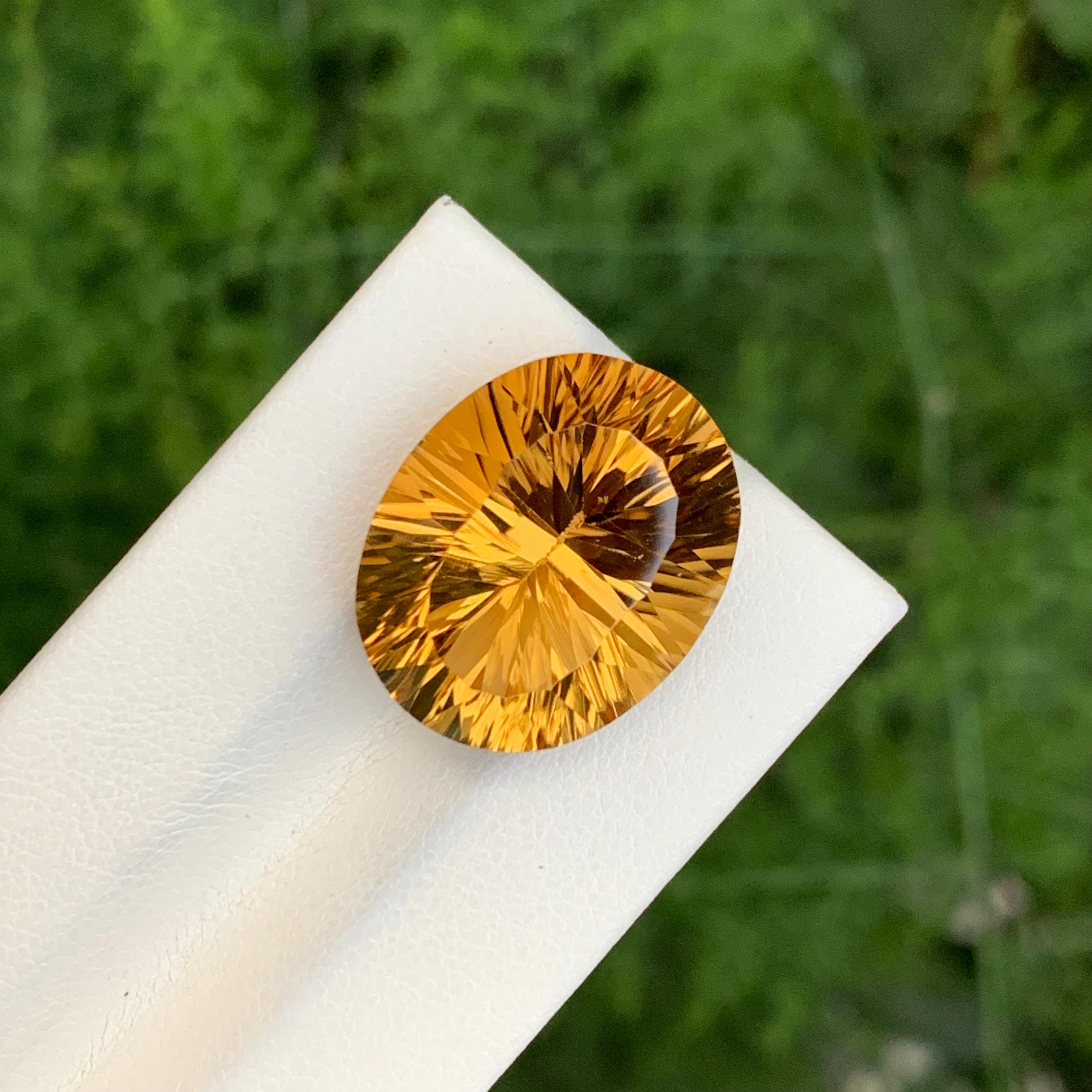 Pierre précieuse naturelle non sertie de 18.75 carats, taille laser Unisexe en vente