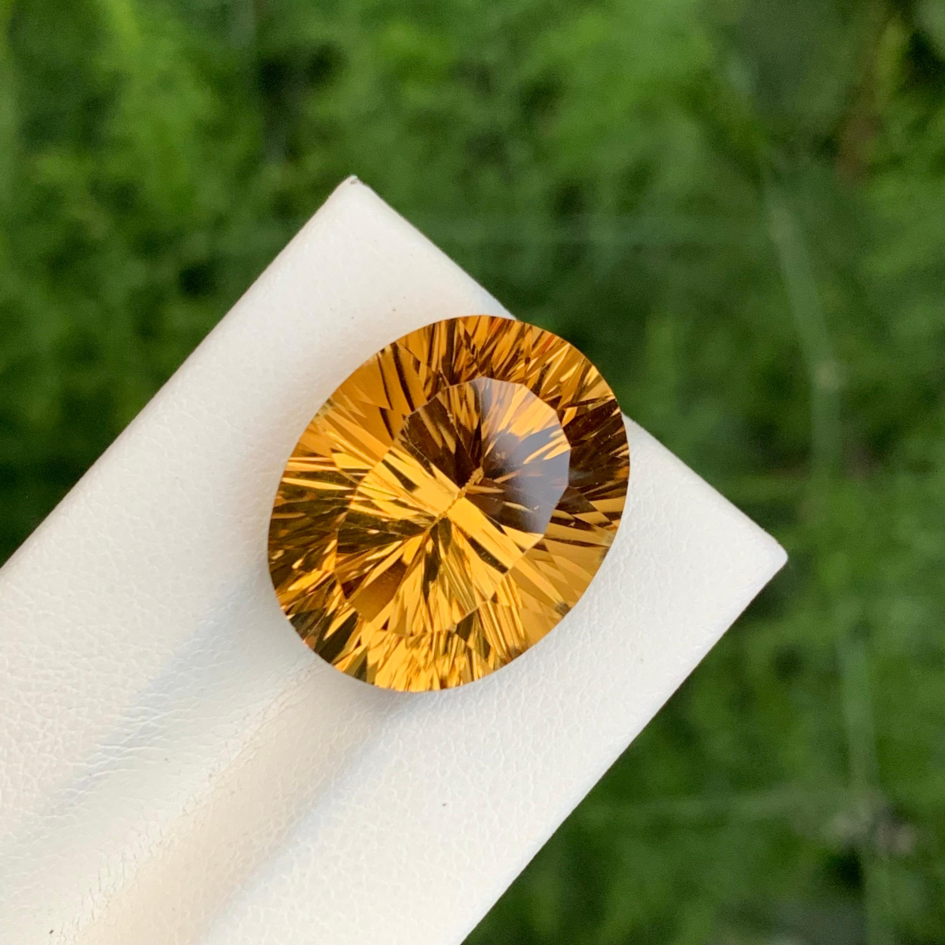 Pierre précieuse naturelle non sertie de 18.75 carats, taille laser en vente 1