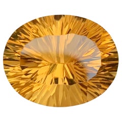 18.75 Carat Natural Loose Citrine Laser Cut Gemstone