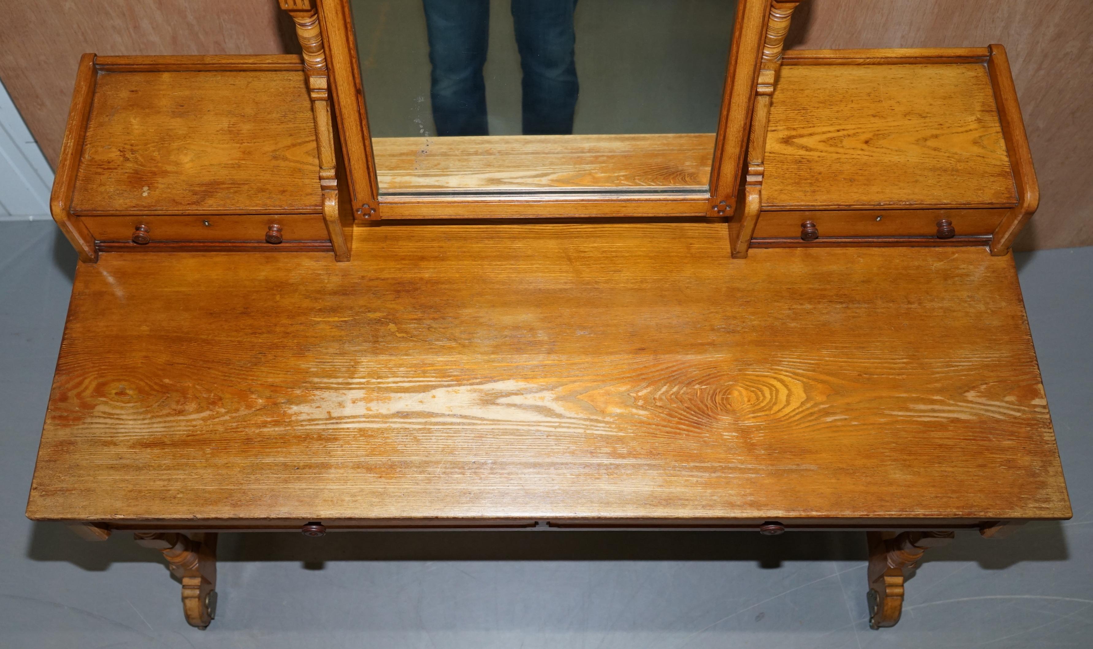 Late 19th Century 1875 Documented Gillows of Lancaster Aesthetic Movement Dressing Table Libertys