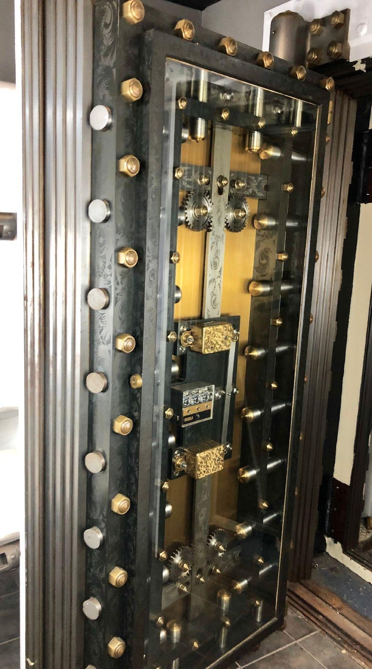 1895 York Vault Door Engineered By Benjamin Tripp Of Boston For