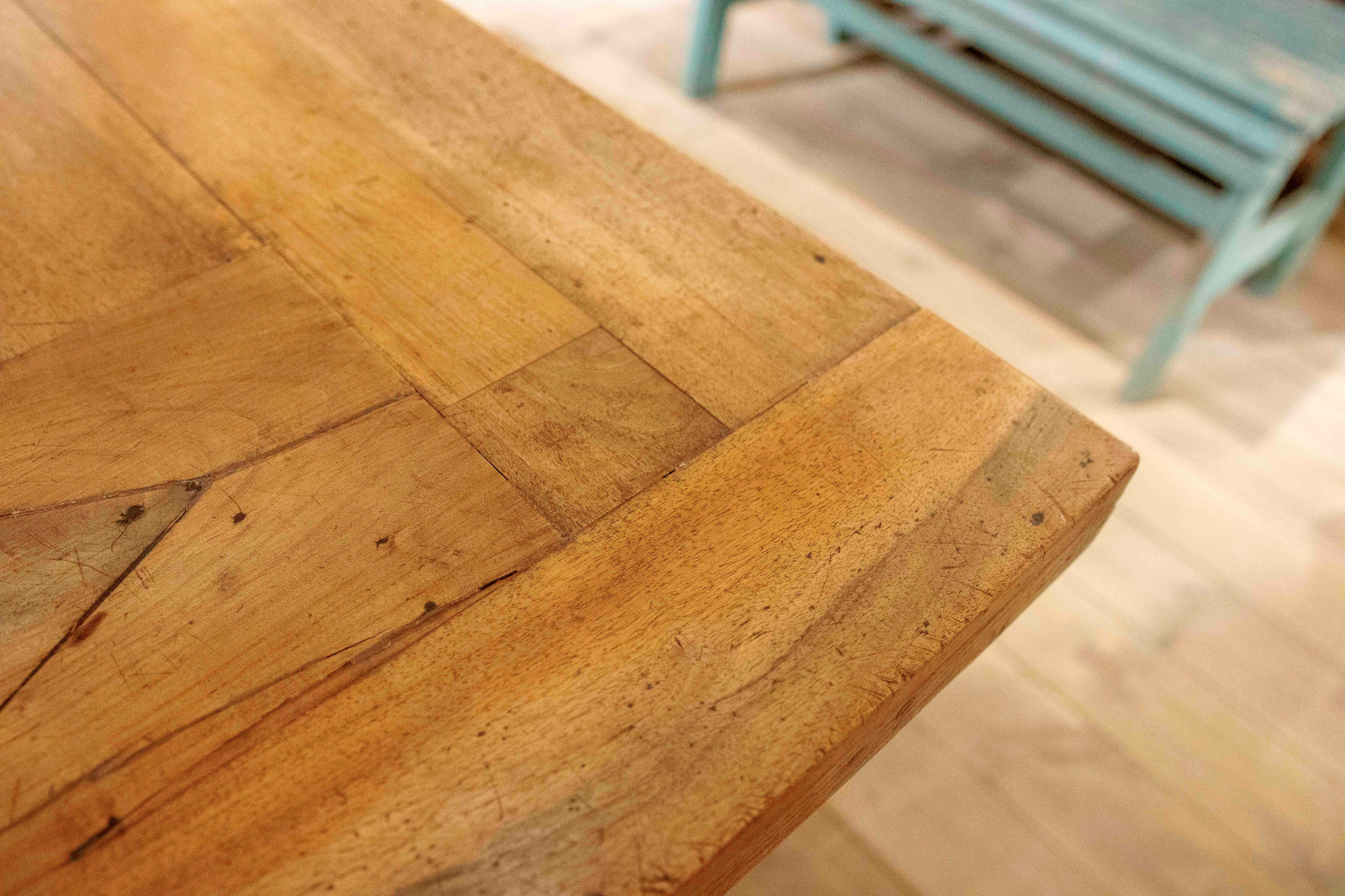 1875s Handcrafted Solid Wood Dining Table with Classic Design 14