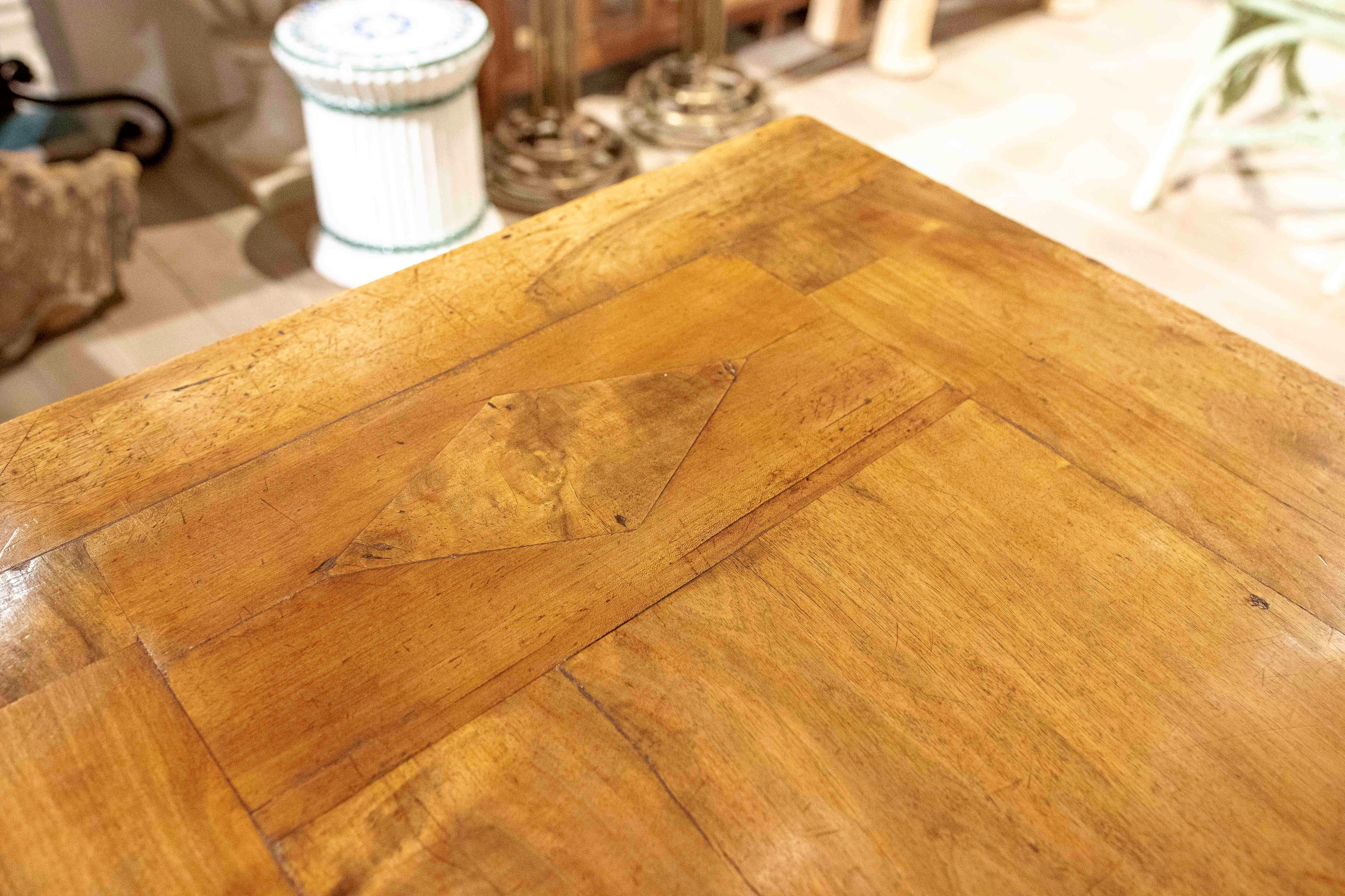 1875s Handcrafted Solid Wood Dining Table with Classic Design 3