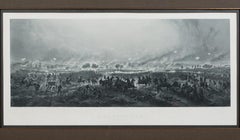 1876 "Gettysburg. Repulse of Longstreet's Assault" with Union Officer Swords