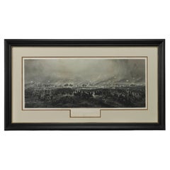 Antique 1876 "Gettysburg, The Repulse of Longstreet's Assault." Engraving