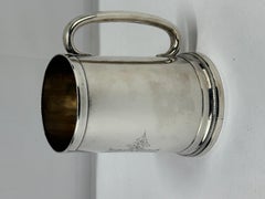 1876 Josiah Williams & Co Sterling Silver Tankard, Dr. Kinghorn RLS Interest