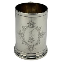 1876 Josiah Williams & Co Sterling Silver Tankard, Dr. Kinghorn RLS Interest
