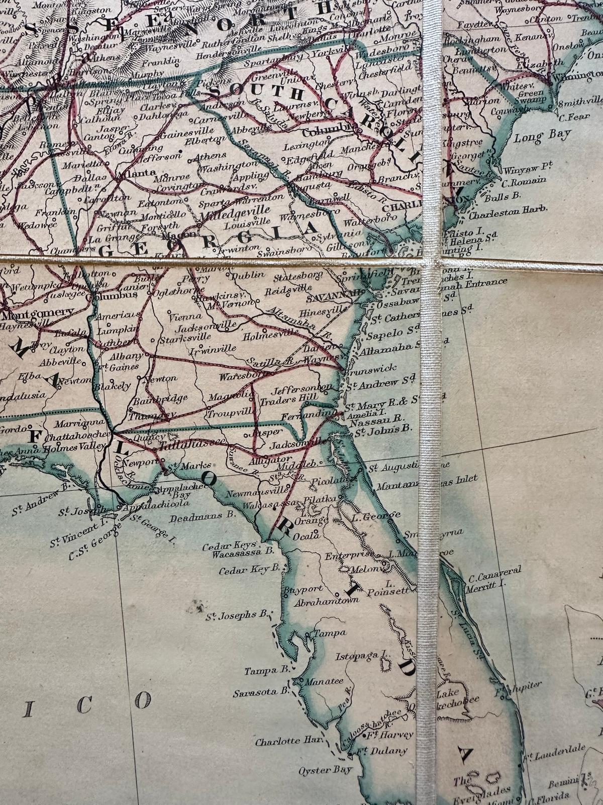 Mapa de Estados Unidos de 1876: Detallando las vías férreas y los territorios no colonizados en venta 5