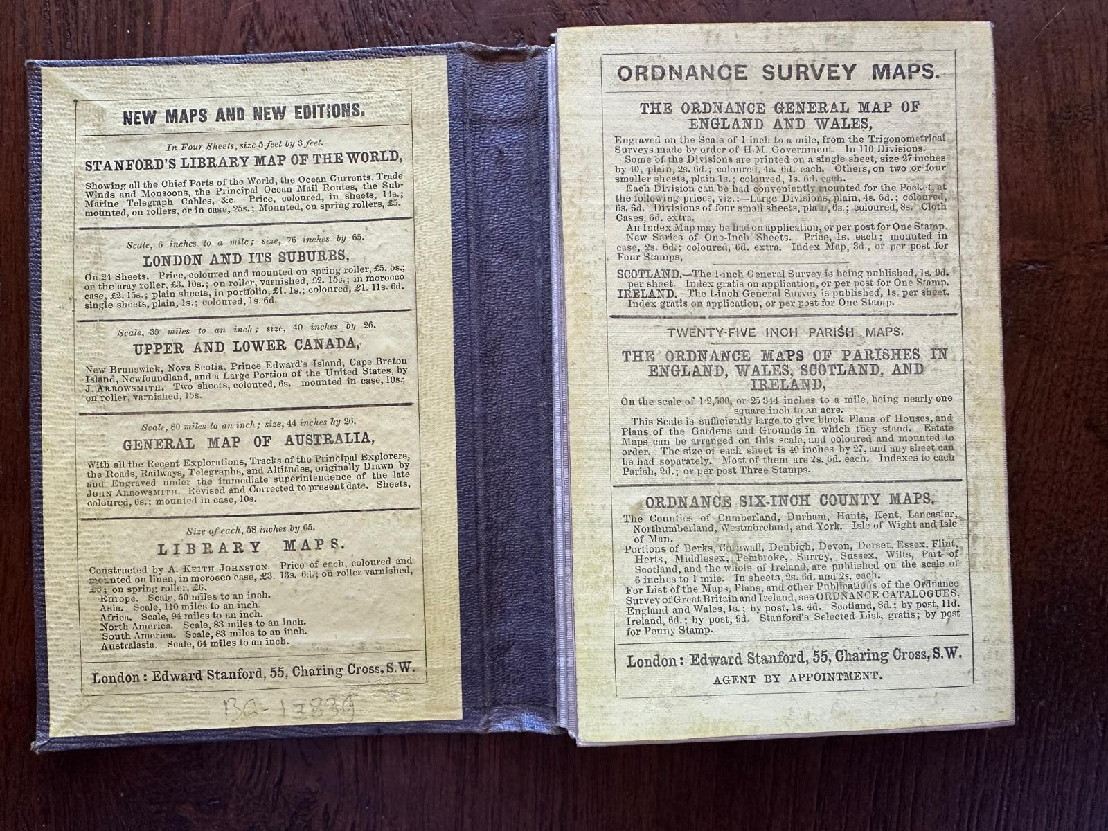 Mapa de Estados Unidos de 1876: Detallando las vías férreas y los territorios no colonizados Papel en venta