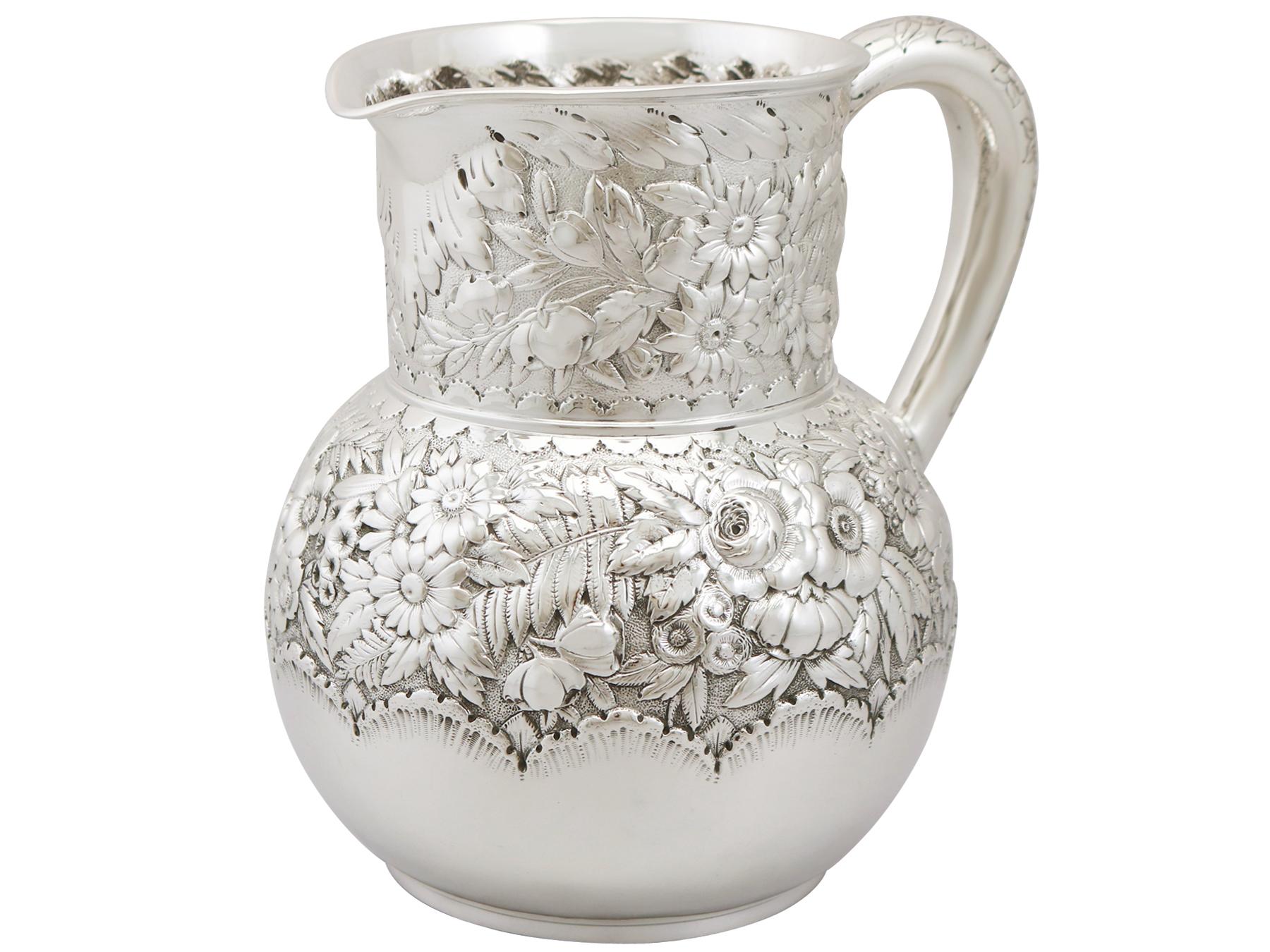 antique water pitcher