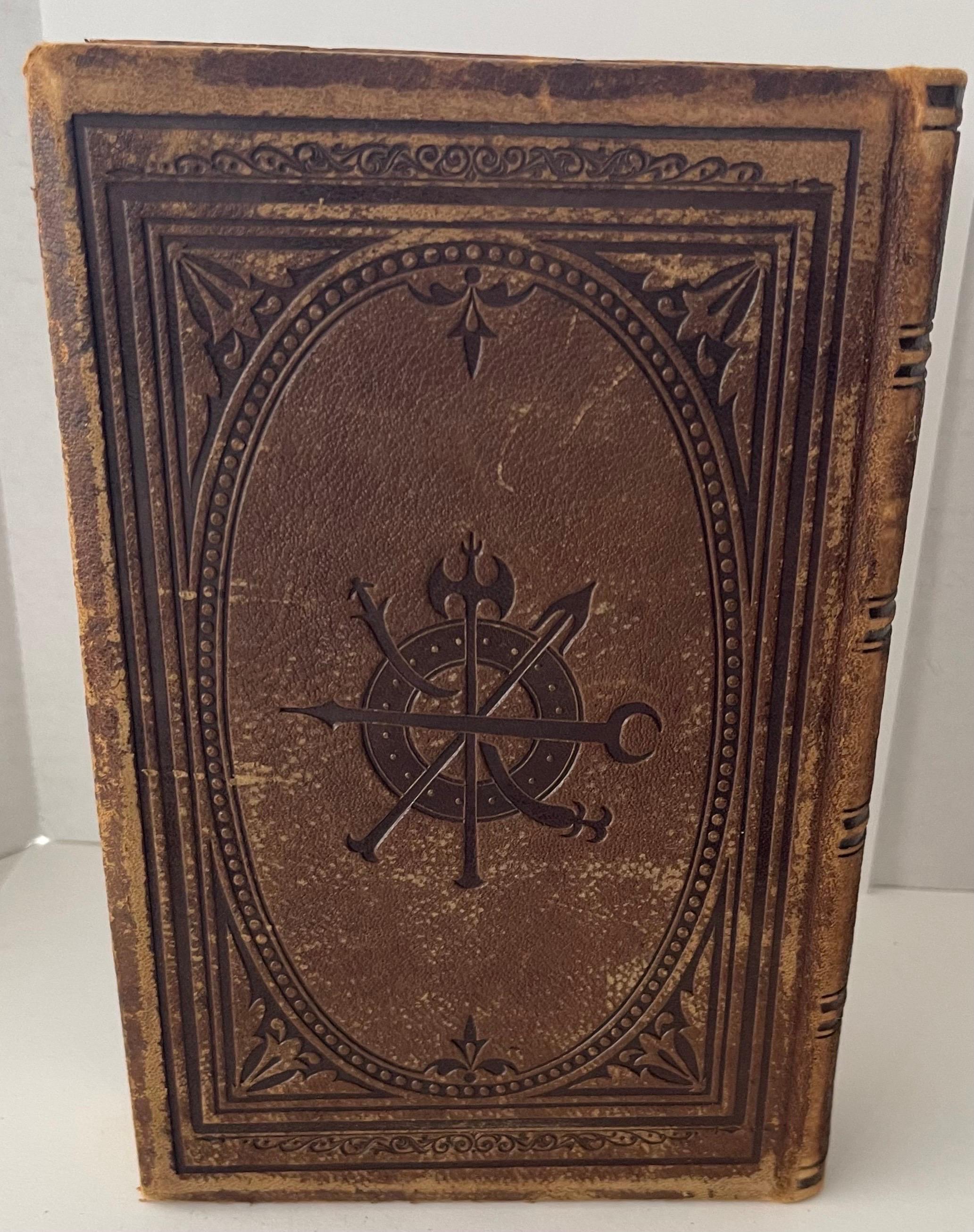 1877 Antiquities of the Orient Unveiled Leather Bound Book en vente 4