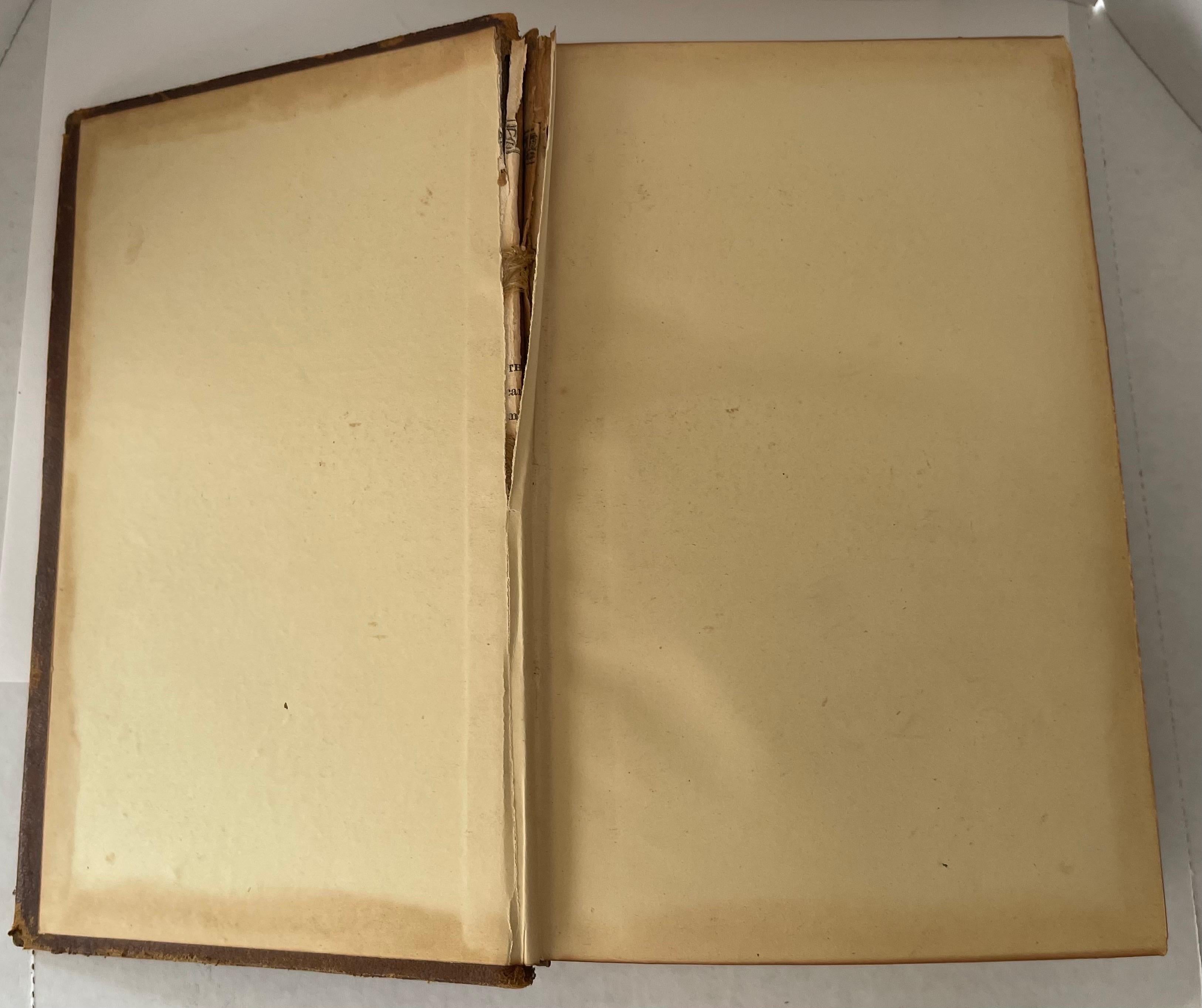 Fin du XIXe siècle 1877 Antiquities of the Orient Unveiled Leather Bound Book en vente