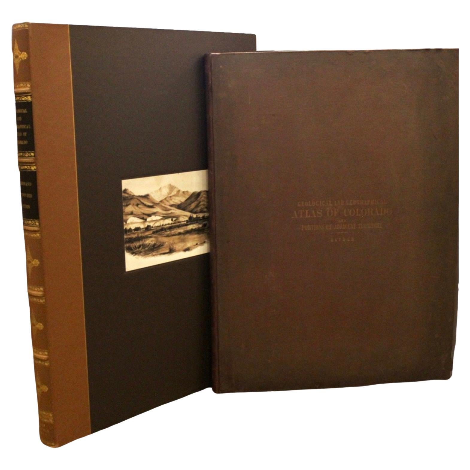 1877 "Geological and Geographical Atlas of Colorado" by F. V. Hayden