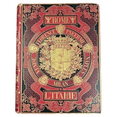 1877 Jules Gourdault « L'Italie » - Grand livre de voyage illustré en format in-folio - Paris