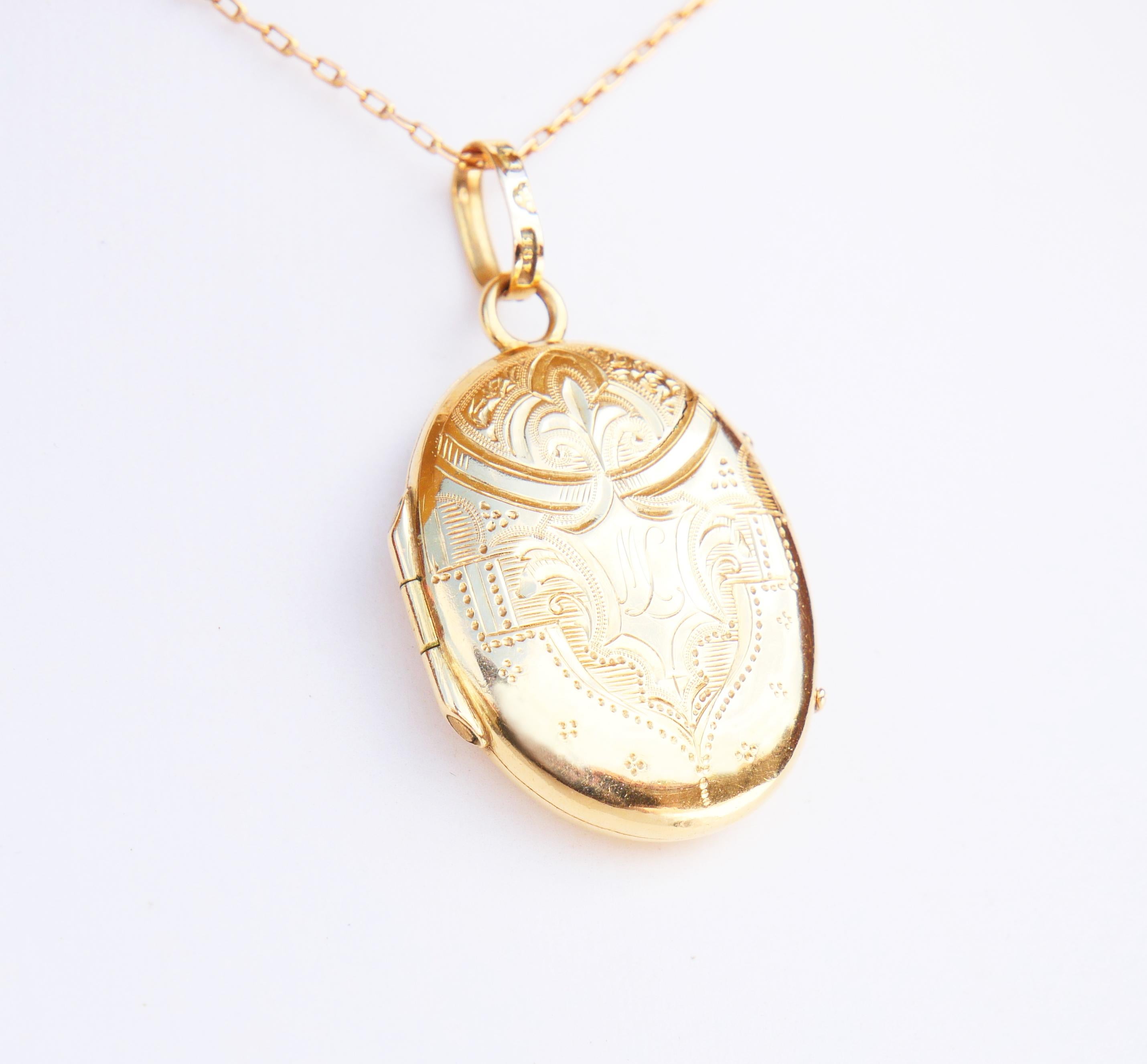 Pendentif nordique de 1879 en or jaune 18 carats massif/ 6 g Unisexe en vente