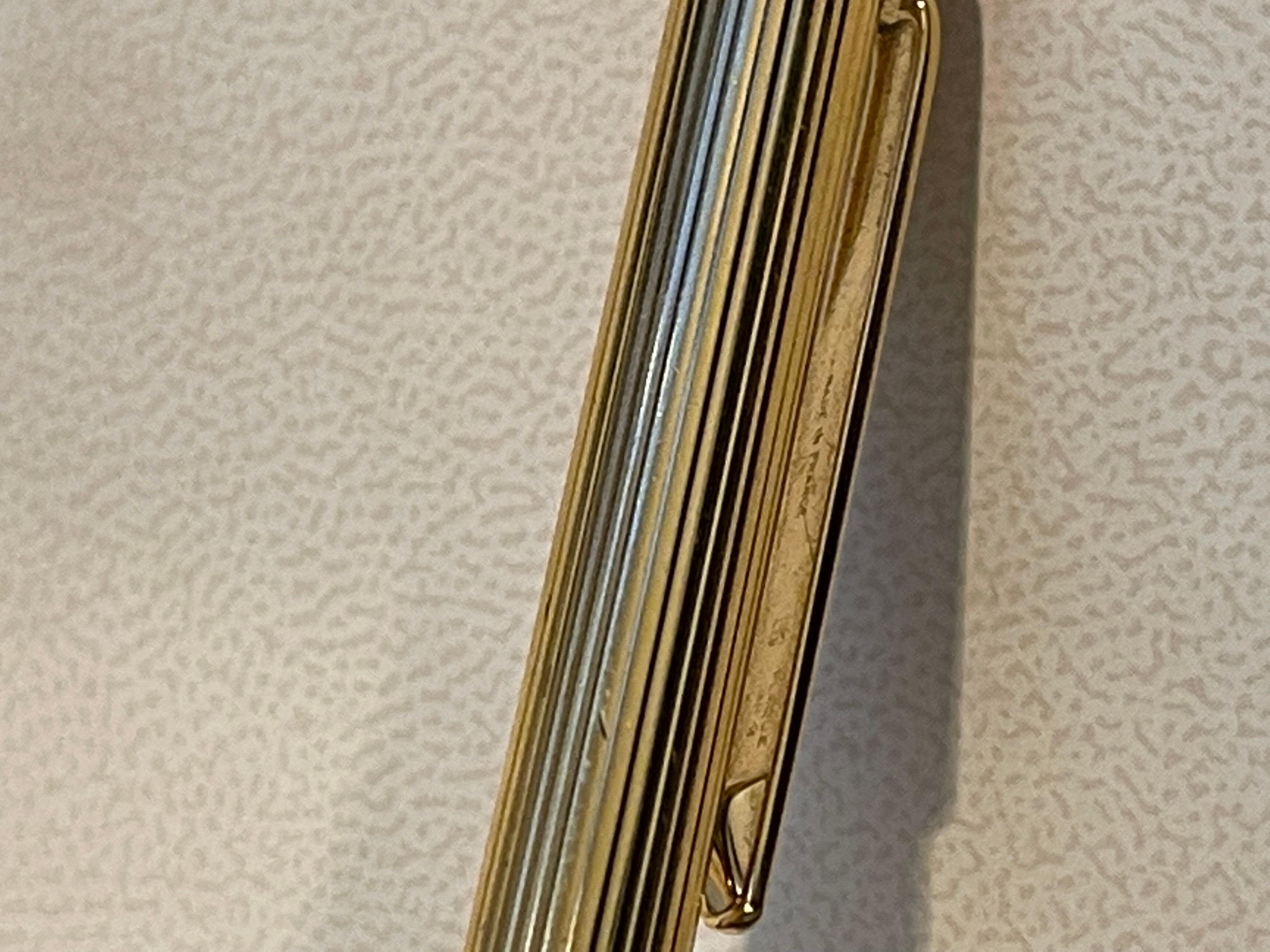 cartier gold pen