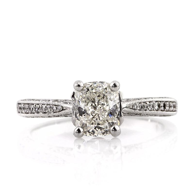 1.87ct Cushion Cut Diamond Engagement Ring