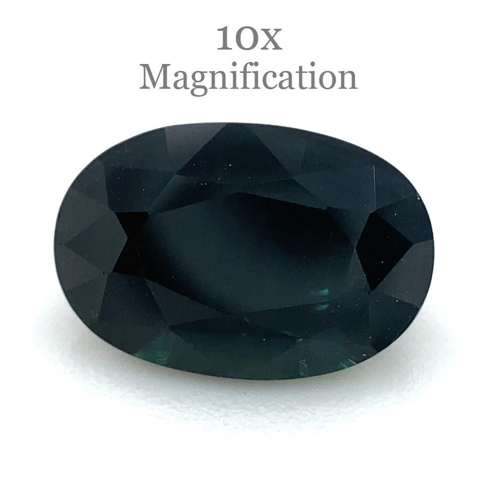 1.87ct Oval Dark Blue Sapphire from Australia For Sale 2