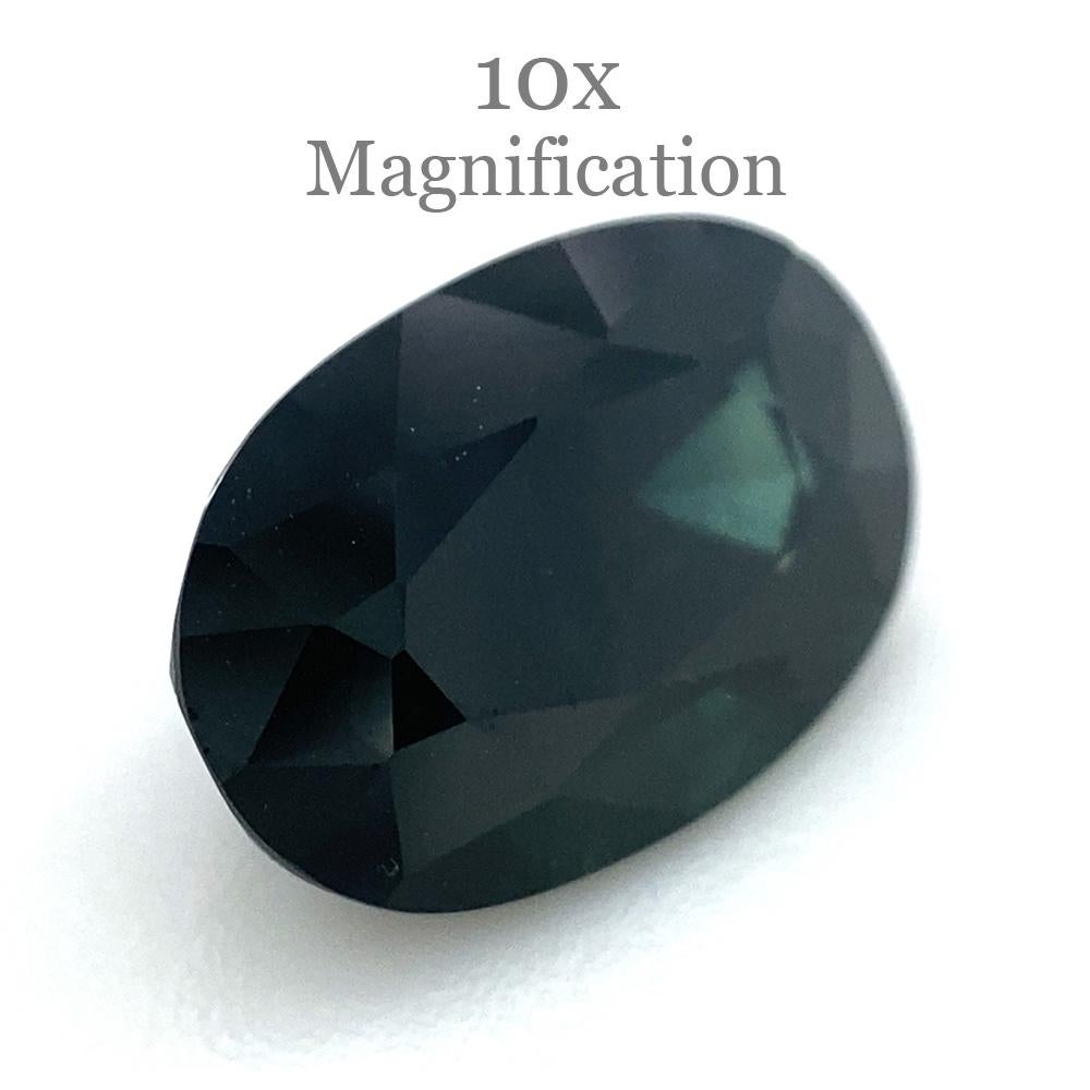 1.87ct Oval Dark Blue Sapphire from Australia For Sale 3