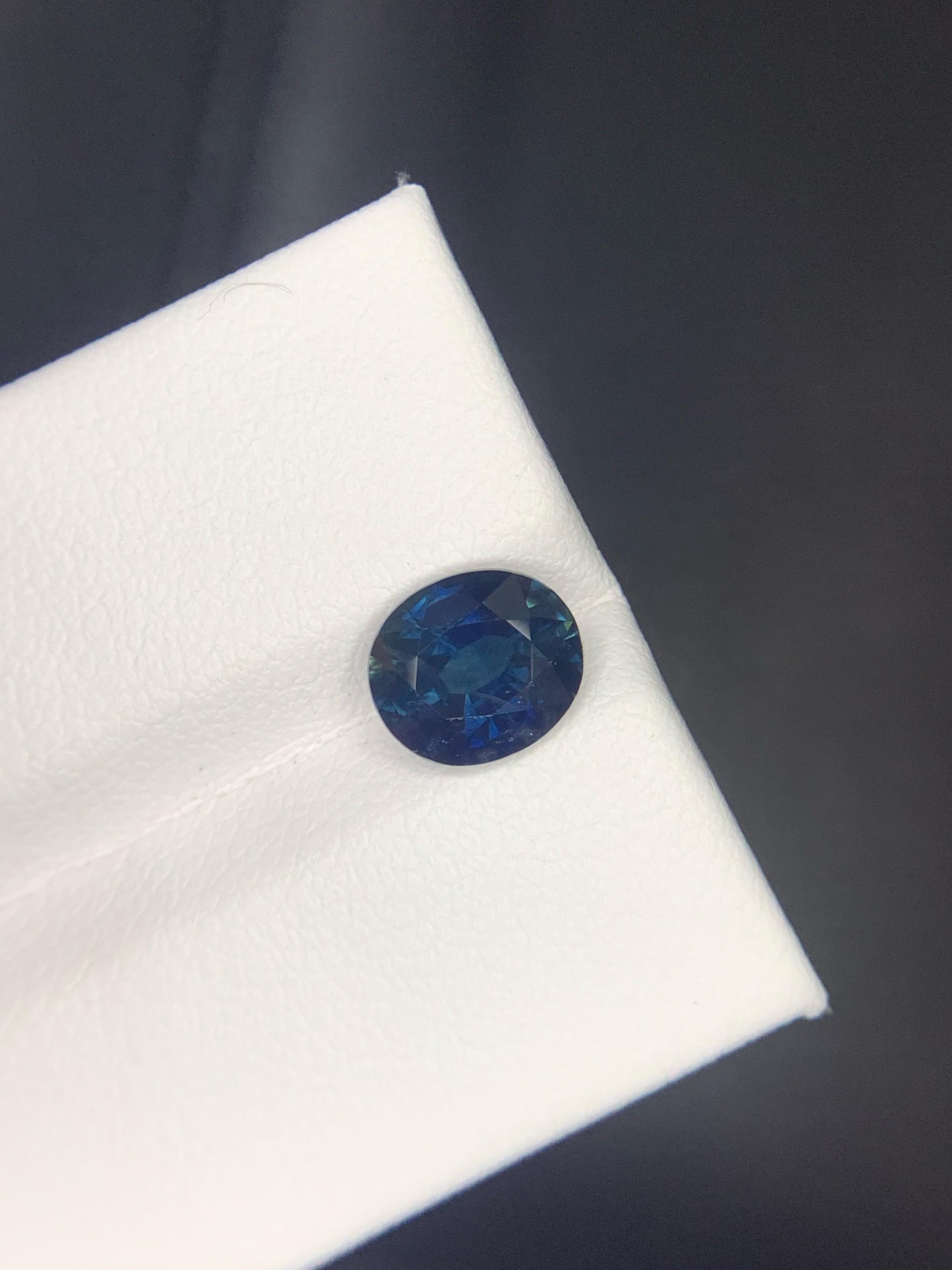 1,88 quilates de zafiro natural suelto con forma oval de Madagascar Corte oval en venta
