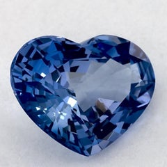 1.88 Ct Blue Sapphire Heart Loose Gemstone