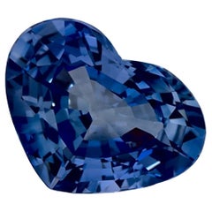 1.88 Ct Blue Sapphire Heart Loose Gemstone