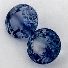 1.88 ct Zafiro Azul Redondo Gema Suelta