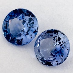 1.88 Ct Blue Sapphire Round Loose Gemstone