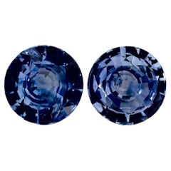 1.88 Ct Blue Sapphire Round Loose Gemstone