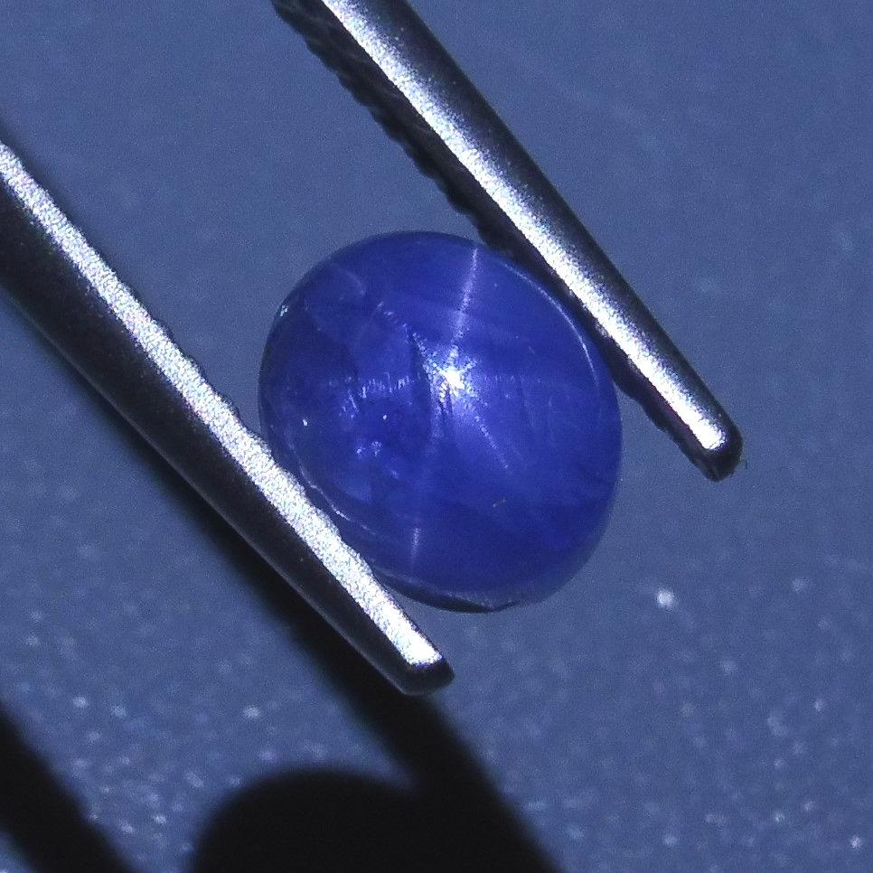 1.88 ct Oval Star Sapphire In New Condition In Toronto, Ontario