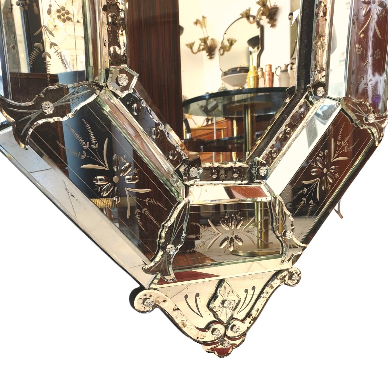 Rococo Revival Venetian Mirror, 1880-1900 