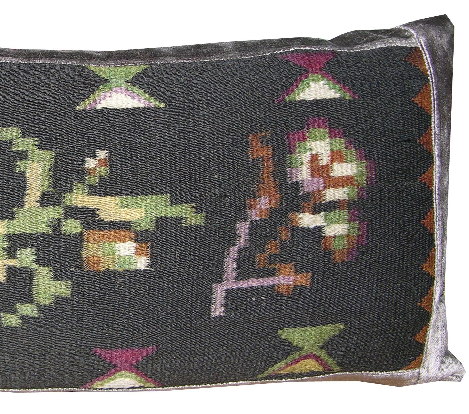 Empire 1880 Antique Bessarabian Pillow - 27 X 13 For Sale
