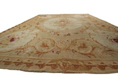 1880 Aubusson Flachgewebter französischer AUbusson Großer Aubusson 13x15 397x445cm