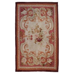 1880 Aubusson Flatwoven French Aubusson Napoleon III