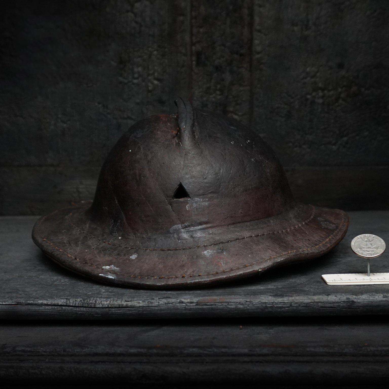 XIXe siècle Chapeau de vison belge en cuir de 1880 en vente