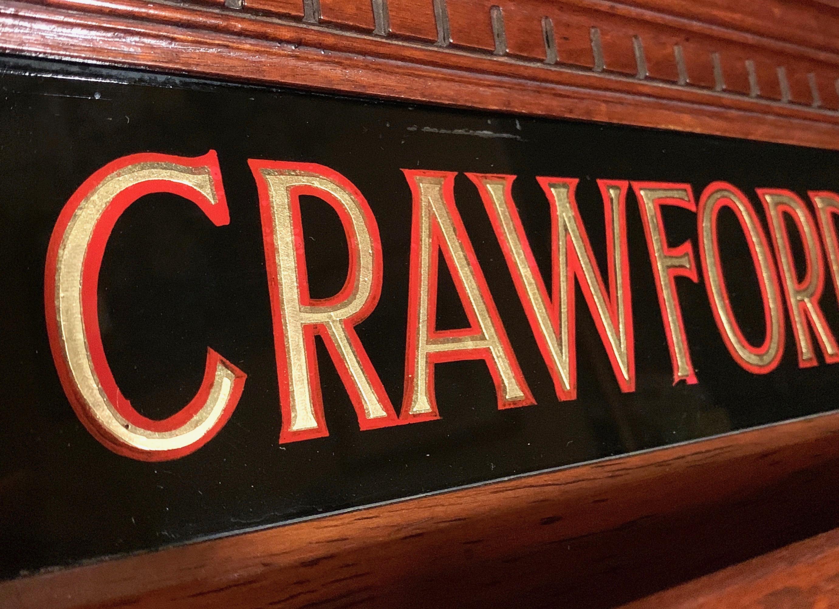 19th Century 1880 Crawford's Delightful Biscuits Display Stand