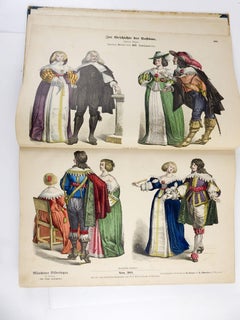 1880 History of Costume in German Book