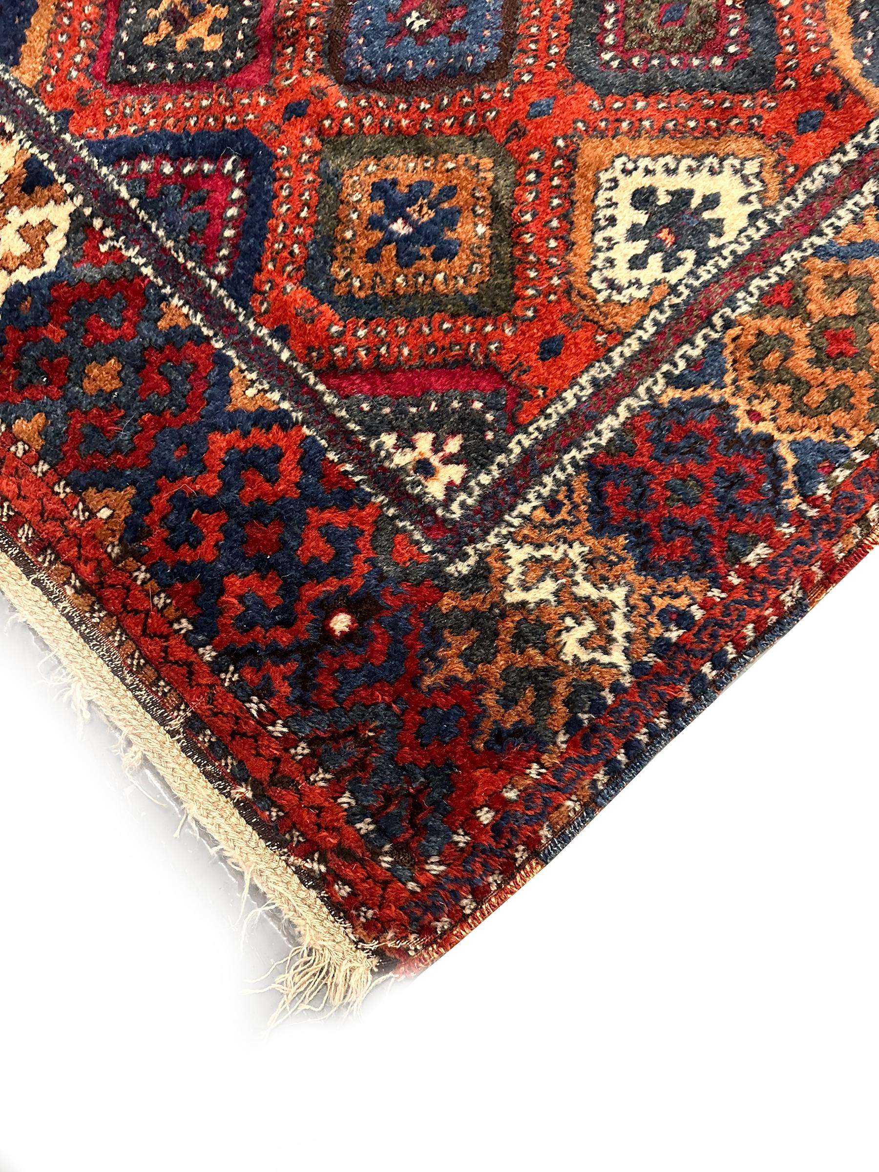 1880 Rare Antique Turkish Rug Tribal Geometric 4x6 130cm x 170cm For Sale 2