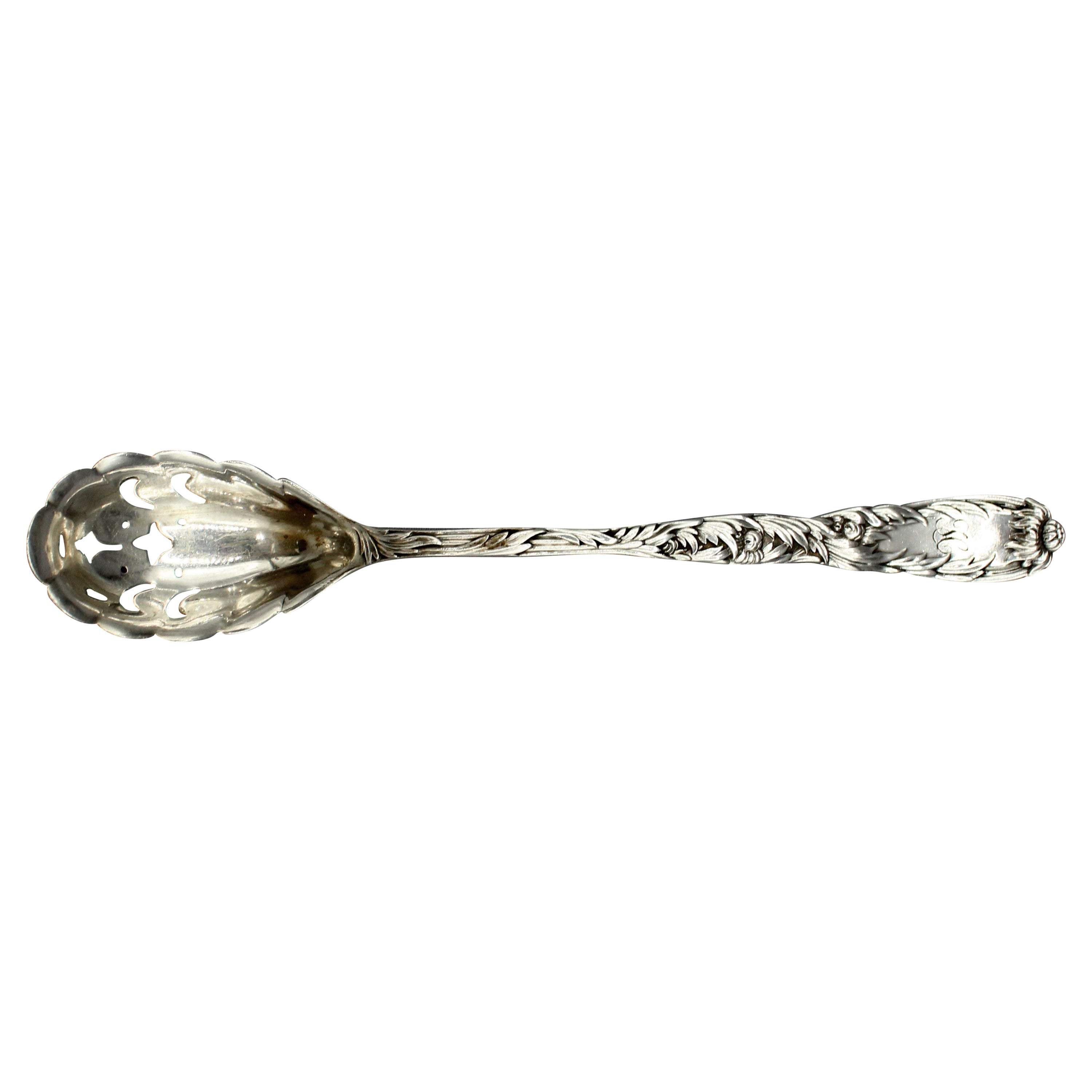 1880 Tiffany and Co. Sterling Silver Olive Spoon
