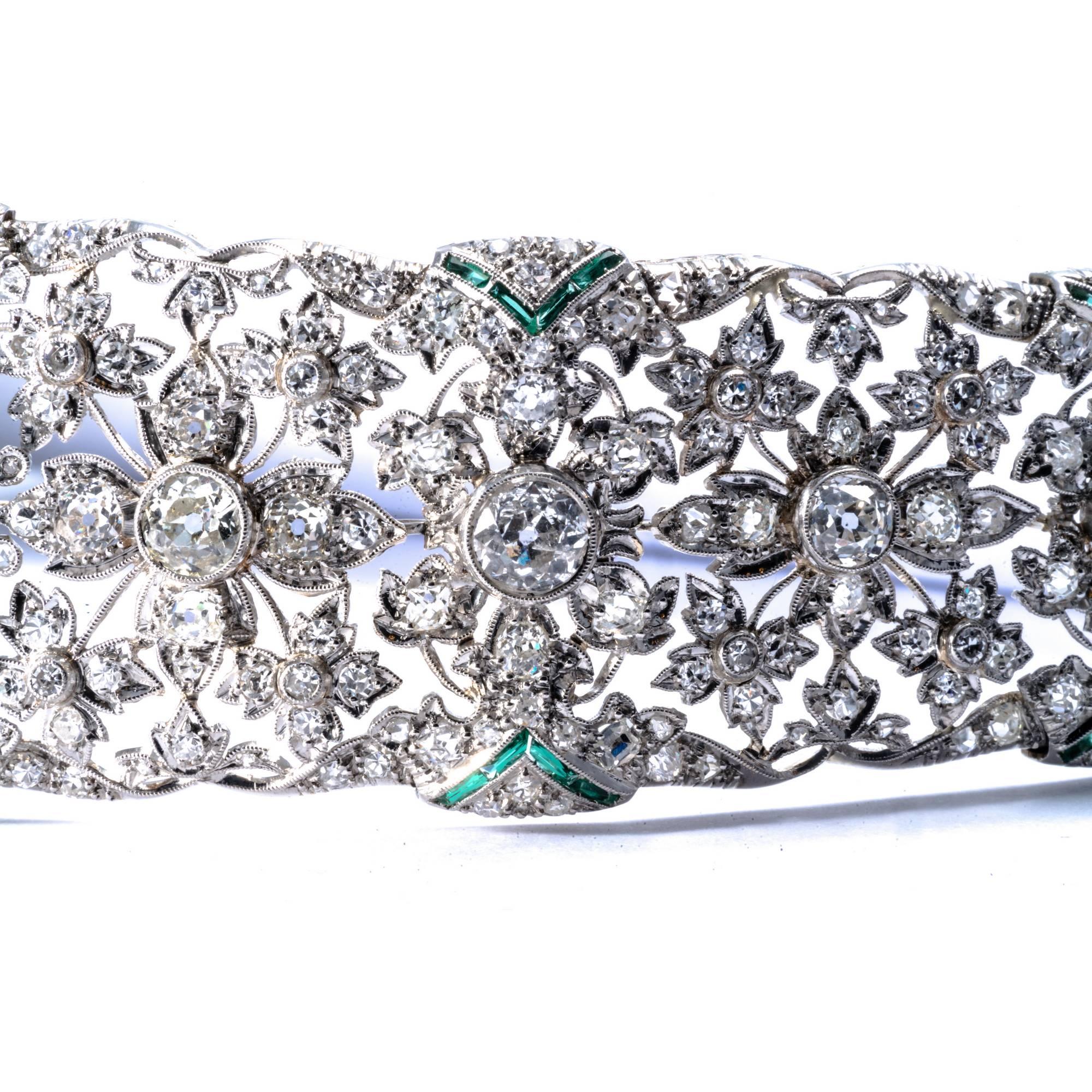 1890 Victorian Diamond Set Convertible Choker Bracelet Tiara 4
