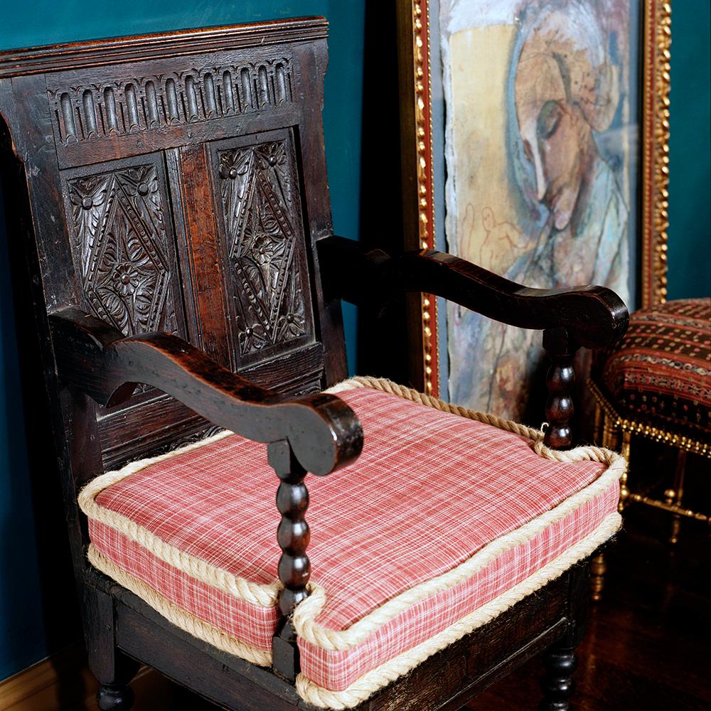 Hand-Crafted 1880, Wainscot Chair
