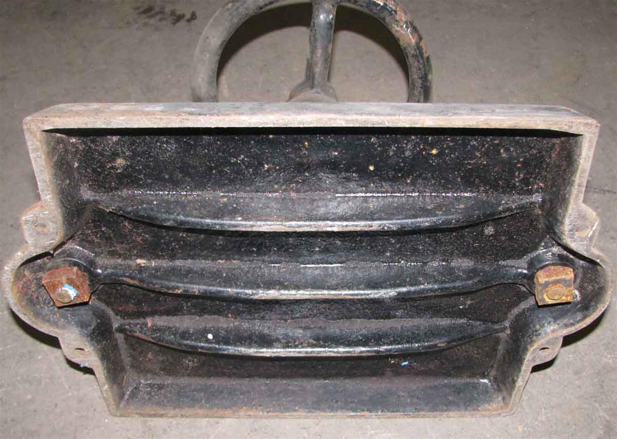 Industrial 1880s Antique Cast Iron Book Press