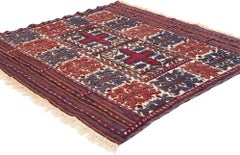 1880's Antique Caucasian Soumak Rug
