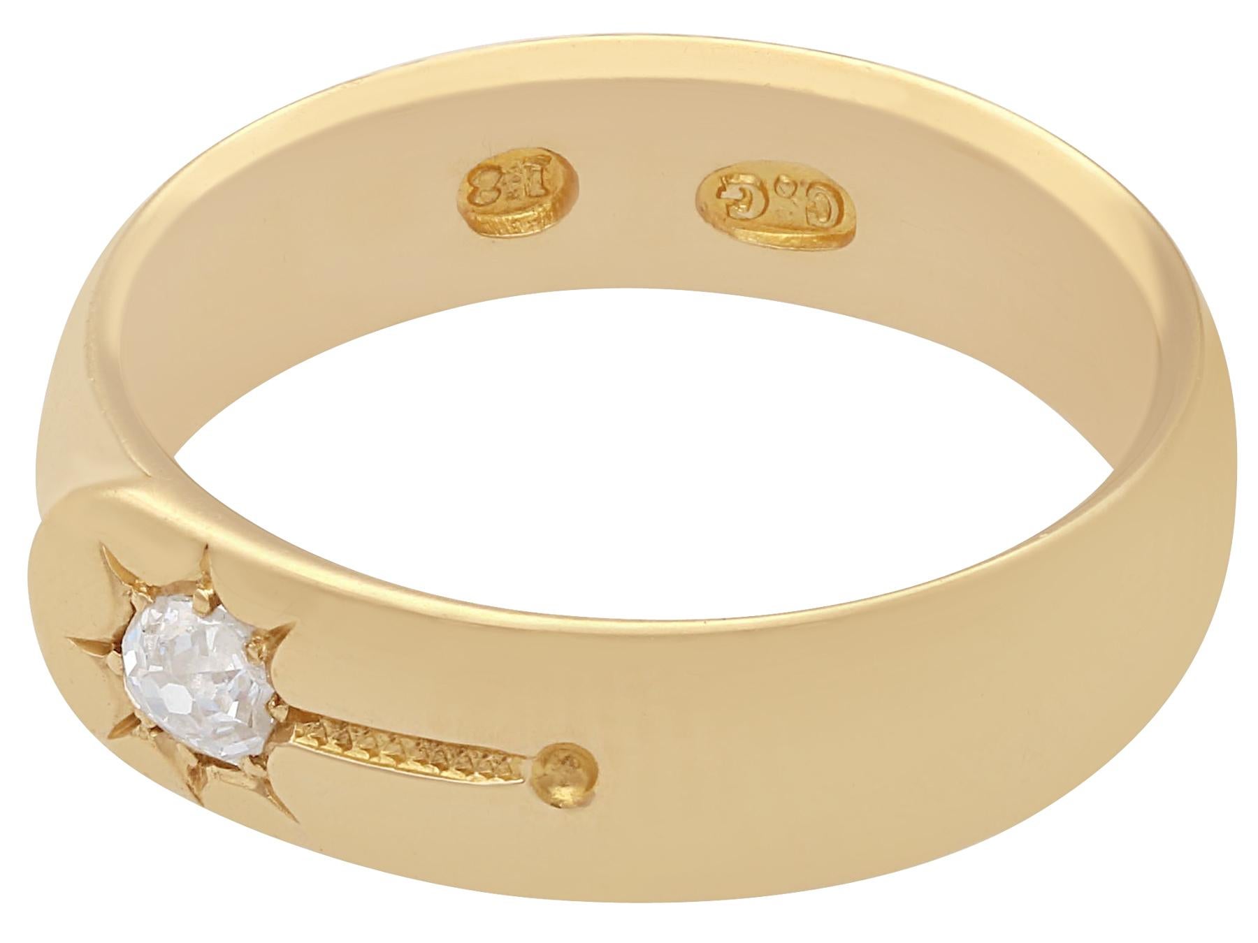 antique yellow gold wedding bands