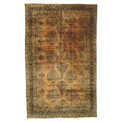 A Royal Aviary: Late 19th Century Persian Manchester Kashan Masterpiece of Grace