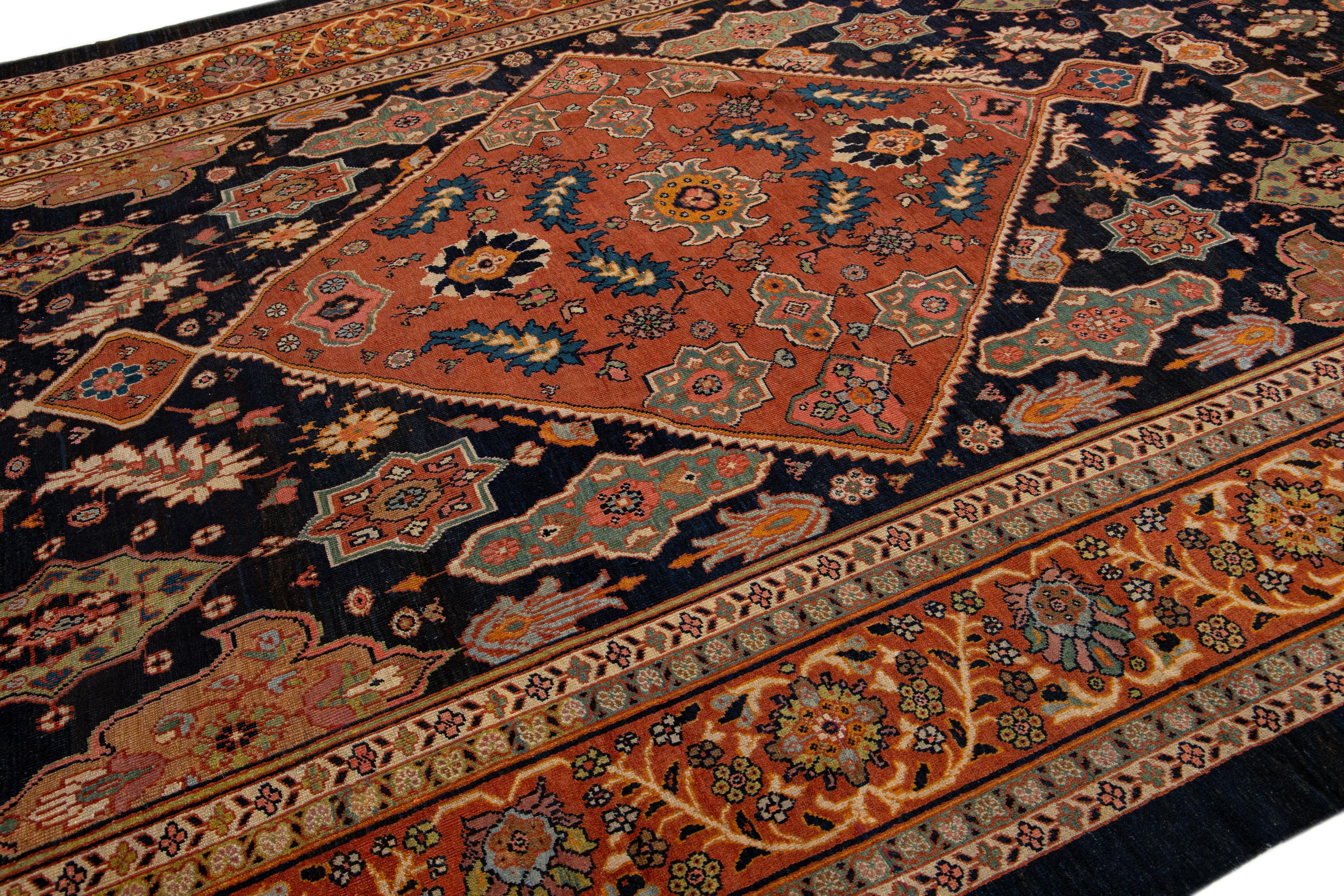 dark blue persian rug