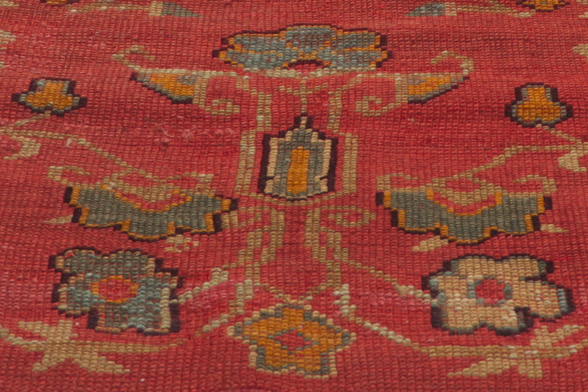 1880's Antiker Türkischer Oushak Teppich, 09'02 x 11'02 (Wolle) im Angebot